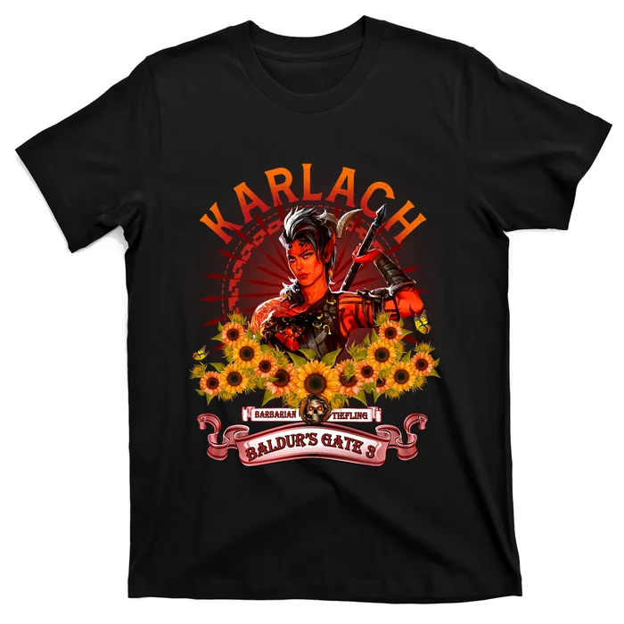 Karlach Barbarian Vintage Karlach BaldurS Gate 3 T-Shirt