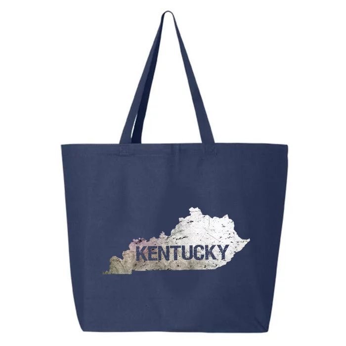 Kentucky Bourbon Vintage State Map Home Outline Derby Meaningful Gift 25L Jumbo Tote