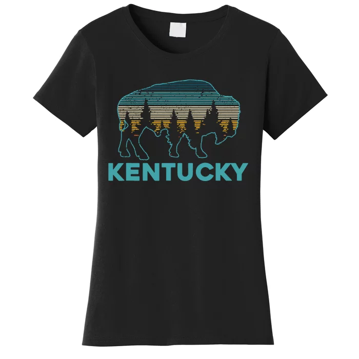 Kentucky Bison Vintage American Buffalo Souvenir Gift Women's T-Shirt