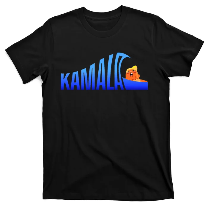 Kamala Blue Wave Over Trump Harris For President T-Shirt