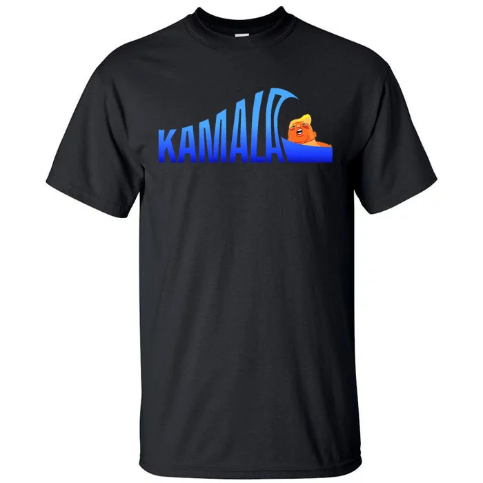 Kamala Blue Wave Over Trump Harris For President Tall T-Shirt