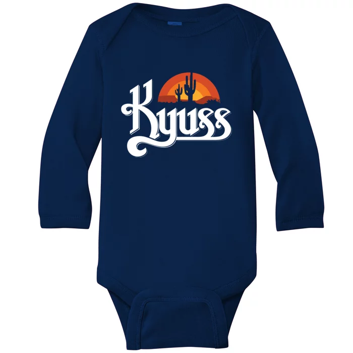 Kyuss Black Widow Stoner Rock Queens Of The Stone Age Clutch Baby Long Sleeve Bodysuit