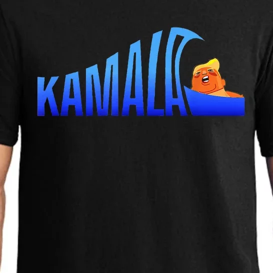 Kamala Blue Wave Over Trump Harris For President Pajama Set