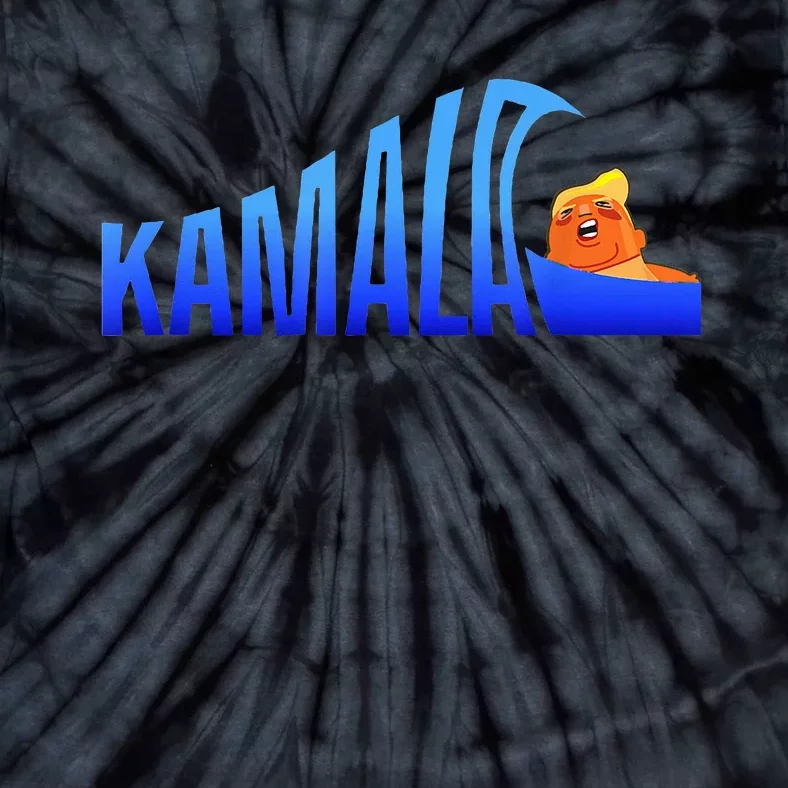 Kamala Blue Wave Over Trump Harris For President Tie-Dye T-Shirt