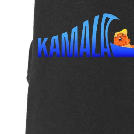 Kamala Blue Wave Over Trump Harris For President Gift Doggie 3-End Fleece Hoodie