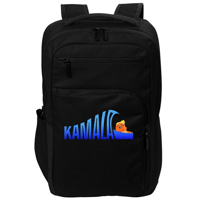 Kamala Blue Wave Over Trump Harris For President Gift Impact Tech Backpack