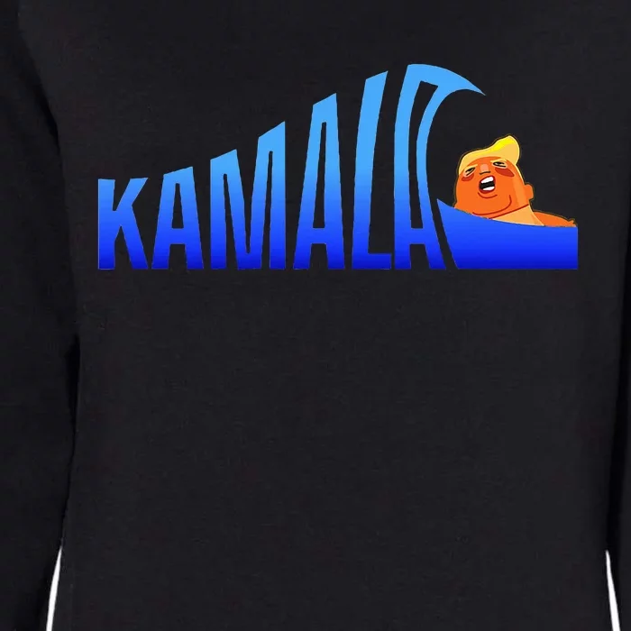 Kamala Blue Wave Over Trump Harris For President Womens California Wash Sweatshirt