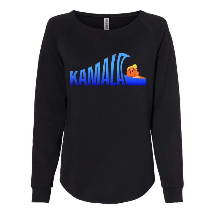 Kamala Blue Wave Over Trump Harris For President Womens California Wash Sweatshirt