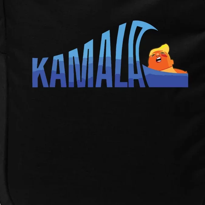 Kamala Blue Wave Over Trump Harris For President Impact Tech Backpack