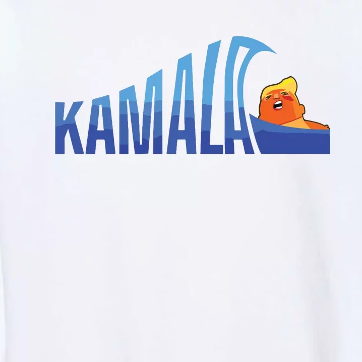 Kamala Blue Wave Over Trump Harris For President Garment-Dyed Sweatshirt