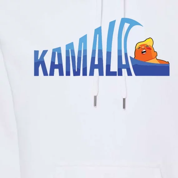 Kamala Blue Wave Over Trump Harris For President Premium Hoodie