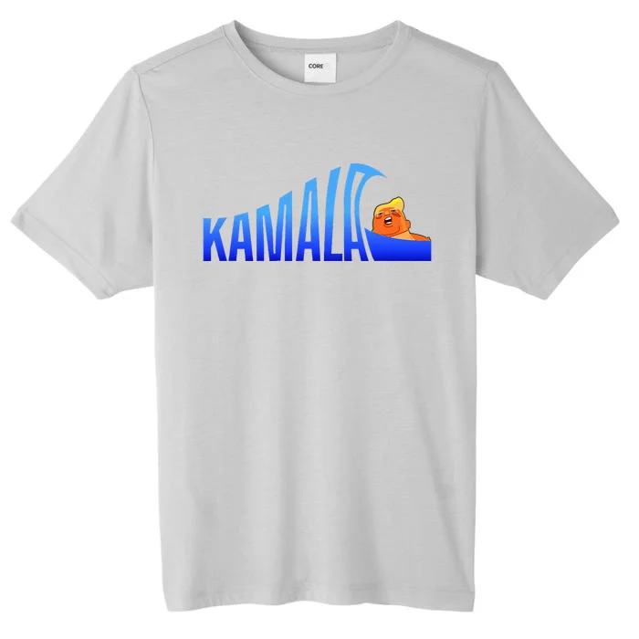 Kamala Blue Wave Over Trump Harris For President ChromaSoft Performance T-Shirt