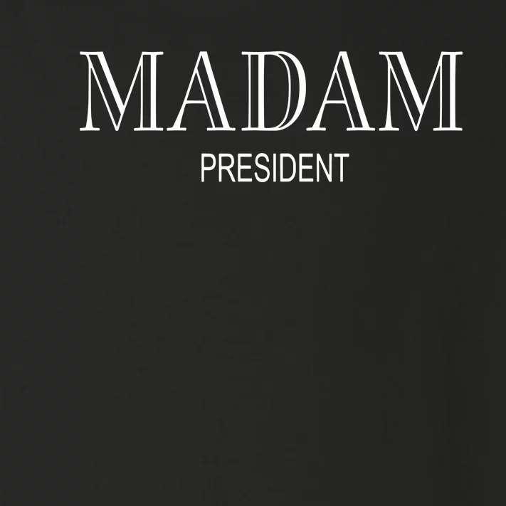 Kalani Brown Wearing Madam President Toddler Long Sleeve Shirt