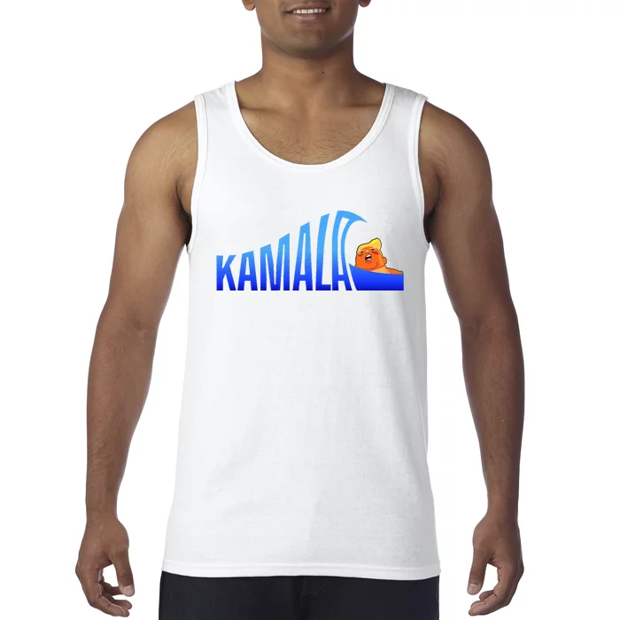 Kamala Blue Wave Over Trump Harris For President Tank Top