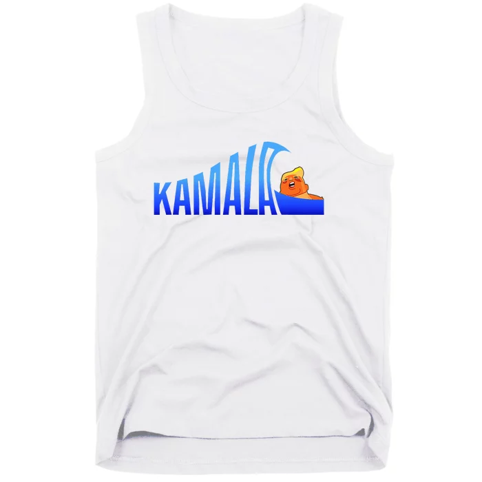 Kamala Blue Wave Over Trump Harris For President Tank Top