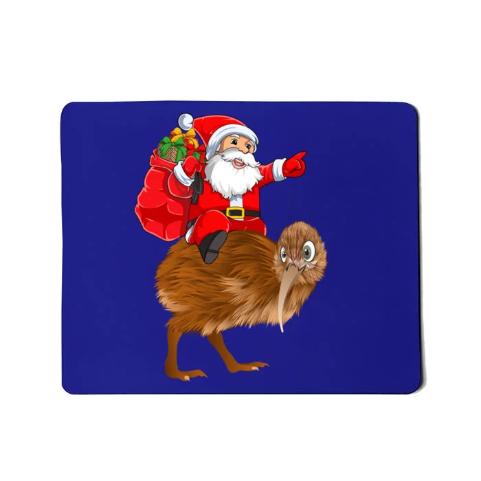 Kiwi Bird Xmas Squad Funny Santa Riding Kiwi Christmas Meaningful Gift Mousepad