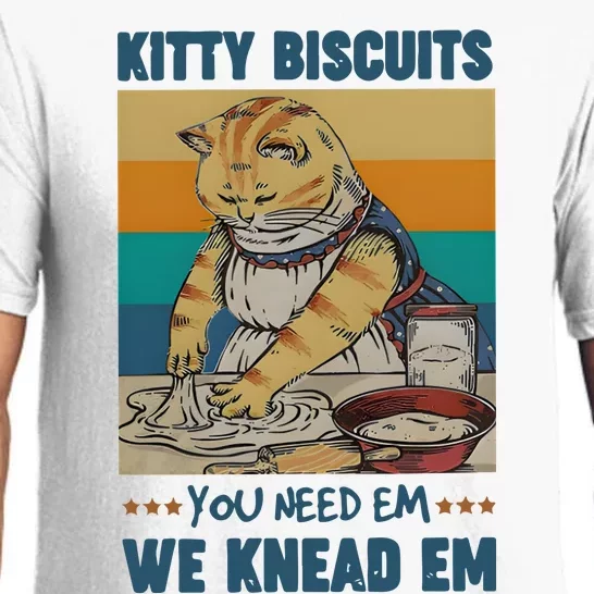 Kitty Biscuits You Need Em We Knead Em Pajama Set