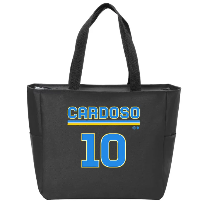 Kamilla Cardoso 10 Chicago Basketball Zip Tote Bag