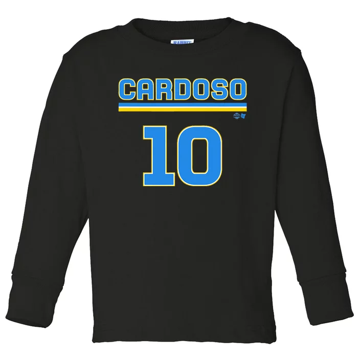 Kamilla Cardoso 10 Chicago Basketball Toddler Long Sleeve Shirt