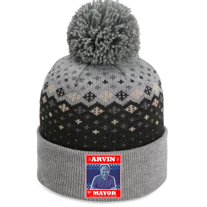 Kapu Coffee Arvin For Mayor The Baniff Cuffed Pom Beanie