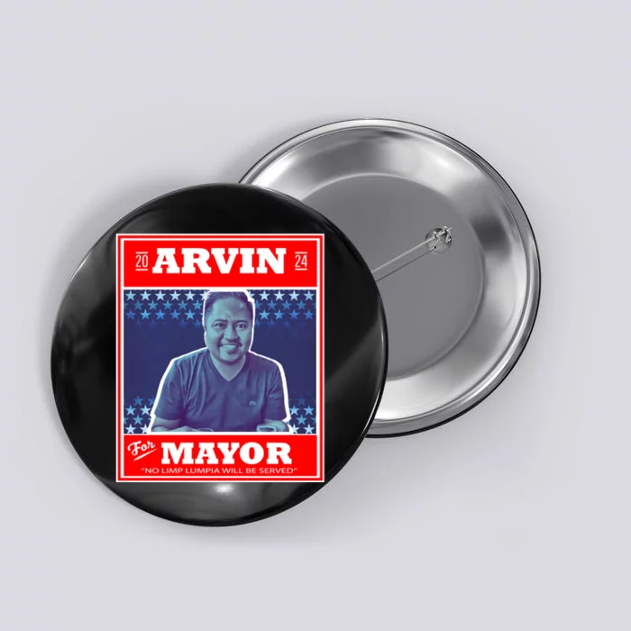 Kapu Coffee Arvin For Mayor Button