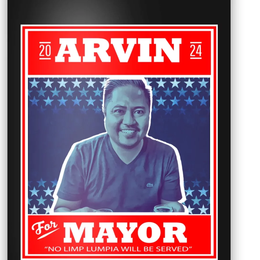 Kapu Coffee Arvin For Mayor Poster