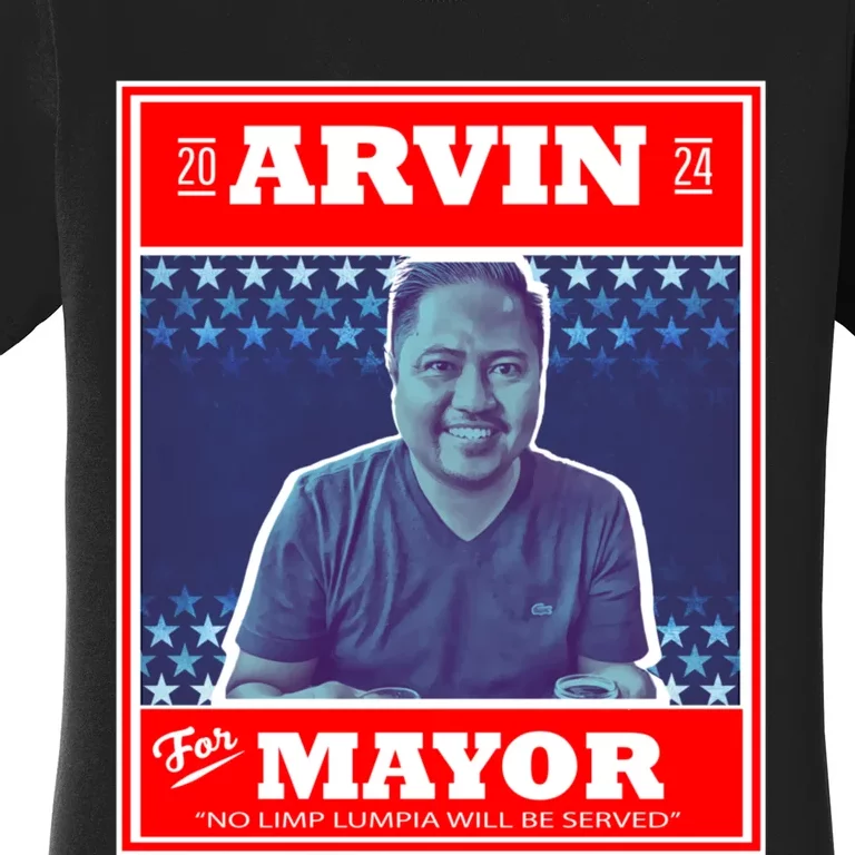 Kapu Coffee Arvin For Mayor Women's T-Shirt