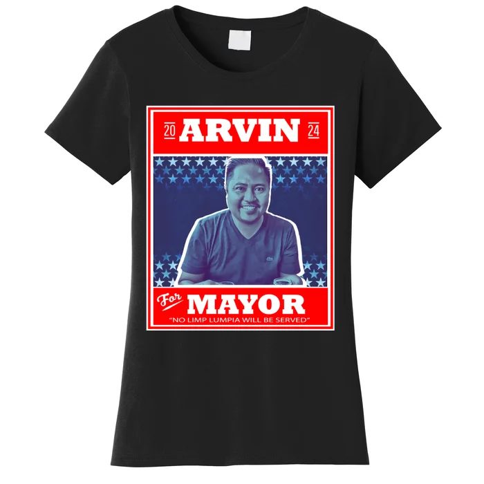 Kapu Coffee Arvin For Mayor Women's T-Shirt