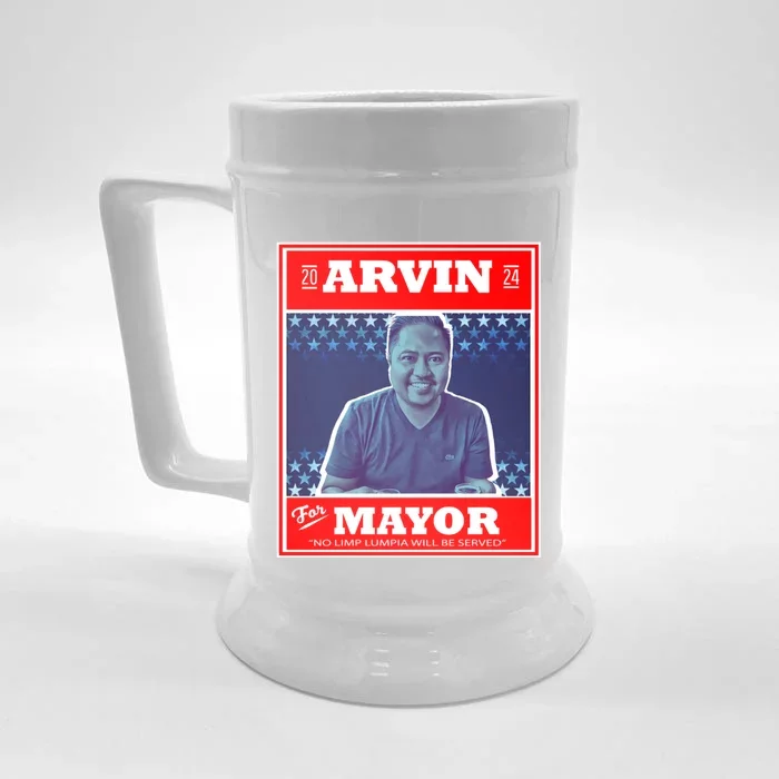 Kapu Coffee Arvin For Mayor Front & Back Beer Stein