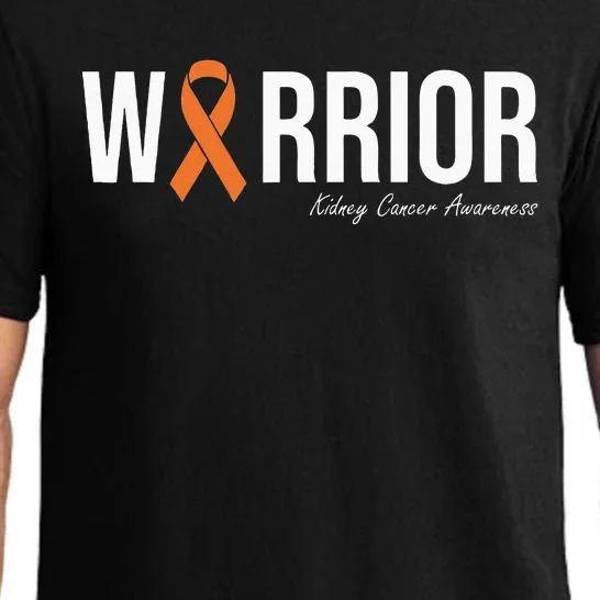 Kidney Cancer Awareness Orange Ribbon Pajama Set