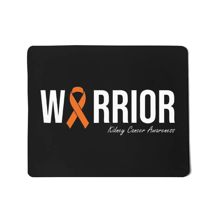 Kidney Cancer Awareness Orange Ribbon Mousepad