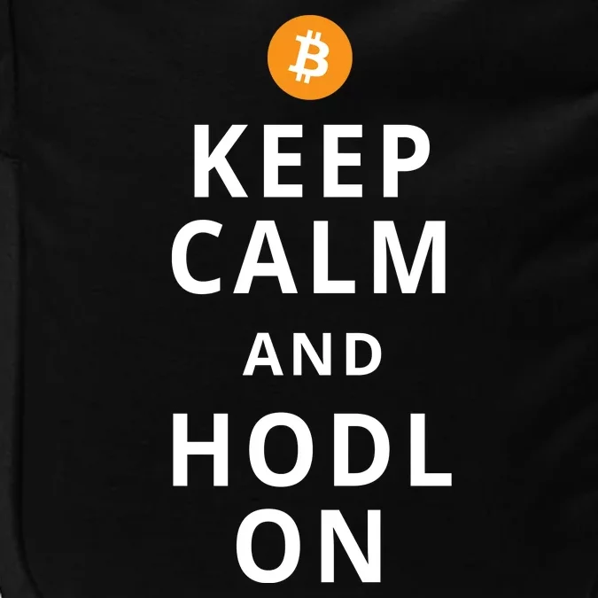 Keep Cam And Hodl On Bitcoin Impact Tech Backpack