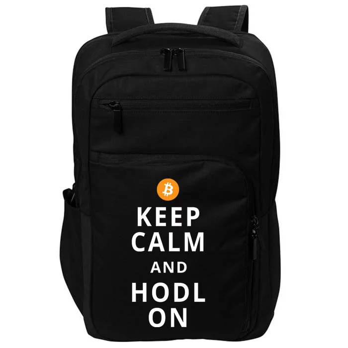 Keep Cam And Hodl On Bitcoin Impact Tech Backpack