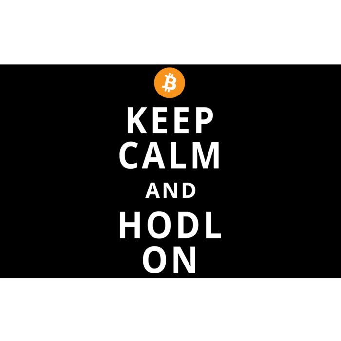 Keep Cam And Hodl On Bitcoin Bumper Sticker