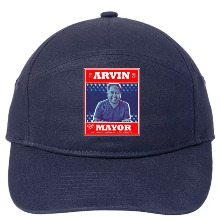 Kapu Coffee Arvin For Mayor 7-Panel Snapback Hat