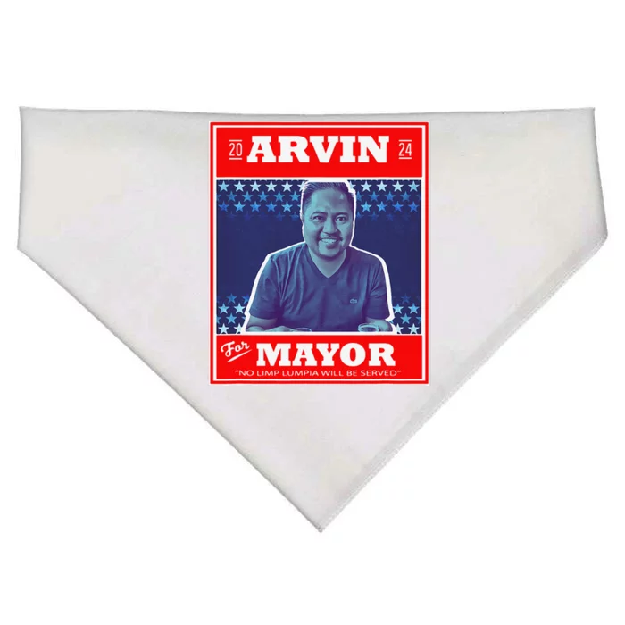 Kapu Coffee Arvin For Mayor USA-Made Doggie Bandana