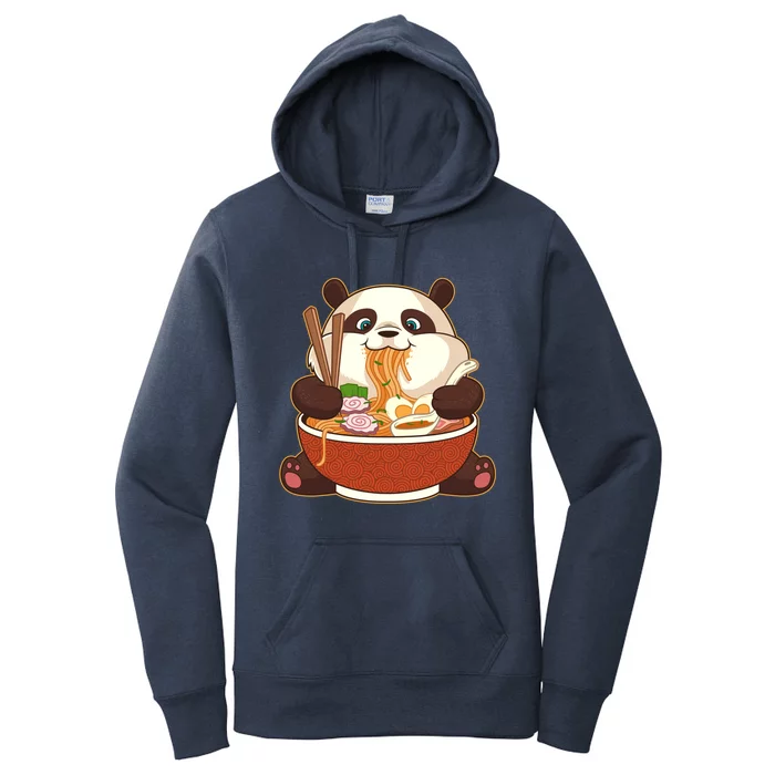 Kawaii Cute Anime Panda Otaku Japanese Ramen Noodles Gift Women's Pullover Hoodie