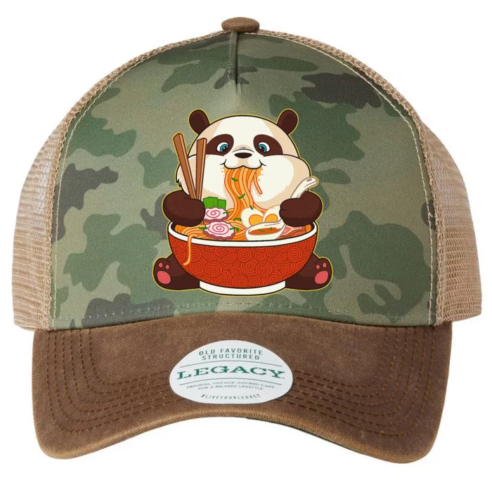 Kawaii Cute Anime Panda Otaku Japanese Ra Noodles Gift Legacy Tie Dye Trucker Hat