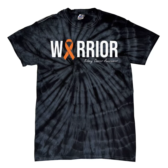 Kidney Cancer Awareness Orange Ribbon Tie-Dye T-Shirt