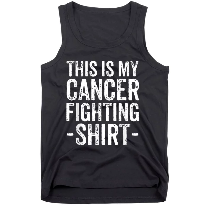 Kidney Cancer Awareness This Is My Cancer Fighting Orange Tank Top