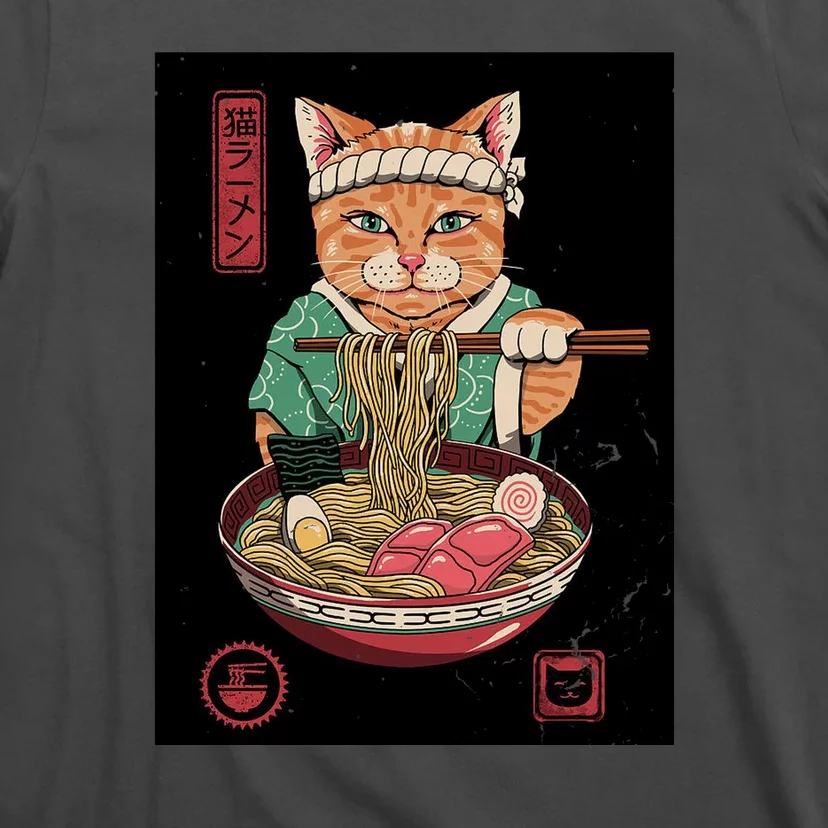 Kawaii Cat Anime T-Shirt