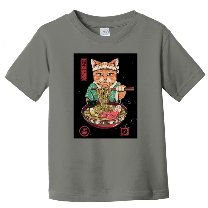 Kawaii Cat Anime Toddler T-Shirt