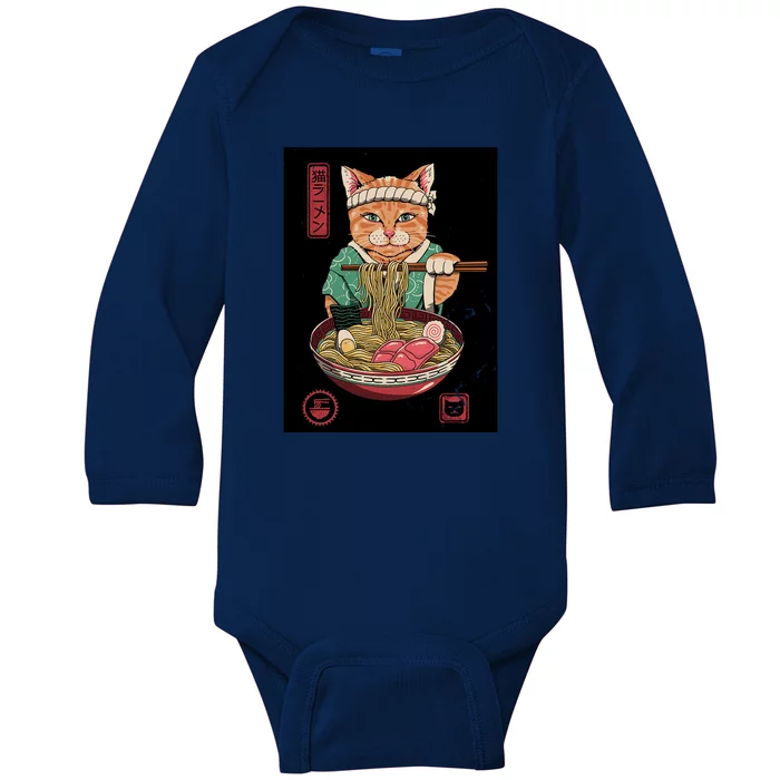 Kawaii Cat Anime Baby Long Sleeve Bodysuit