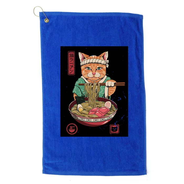 Kawaii Cat Anime Platinum Collection Golf Towel