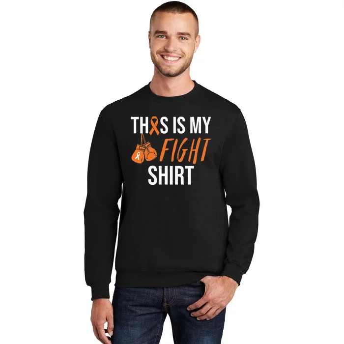 Kidney Cancer Awareness Orange Ribbon Sweatshirt