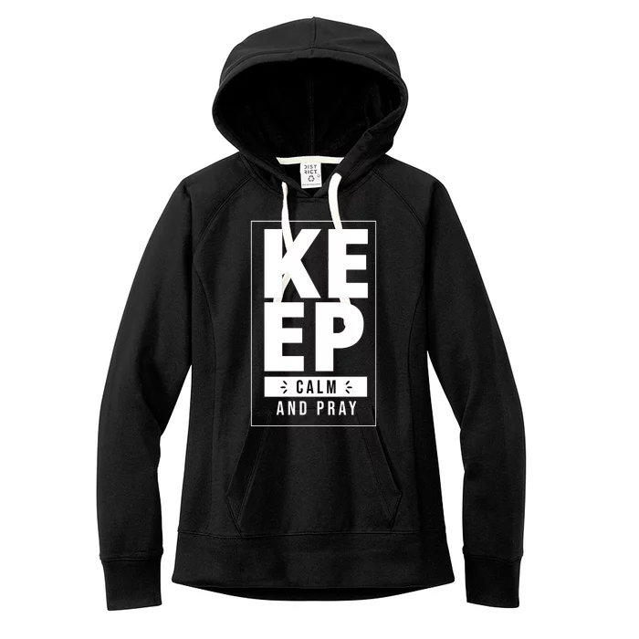 Keep Calm And Party Funny Slogan Women's Fleece Hoodie