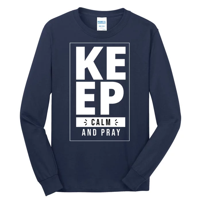 Keep Calm And Party Funny Slogan Tall Long Sleeve T-Shirt