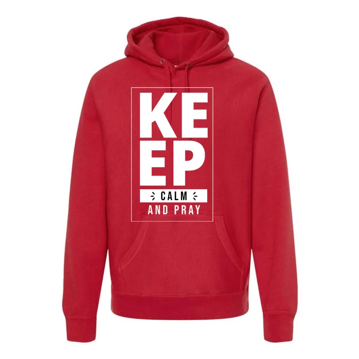 Keep Calm And Party Funny Slogan Premium Hoodie