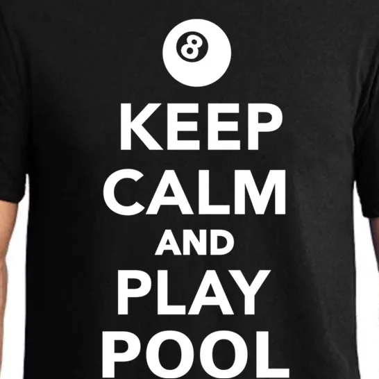 Keep Calm And Play Pool Billiards Gift Pajama Set