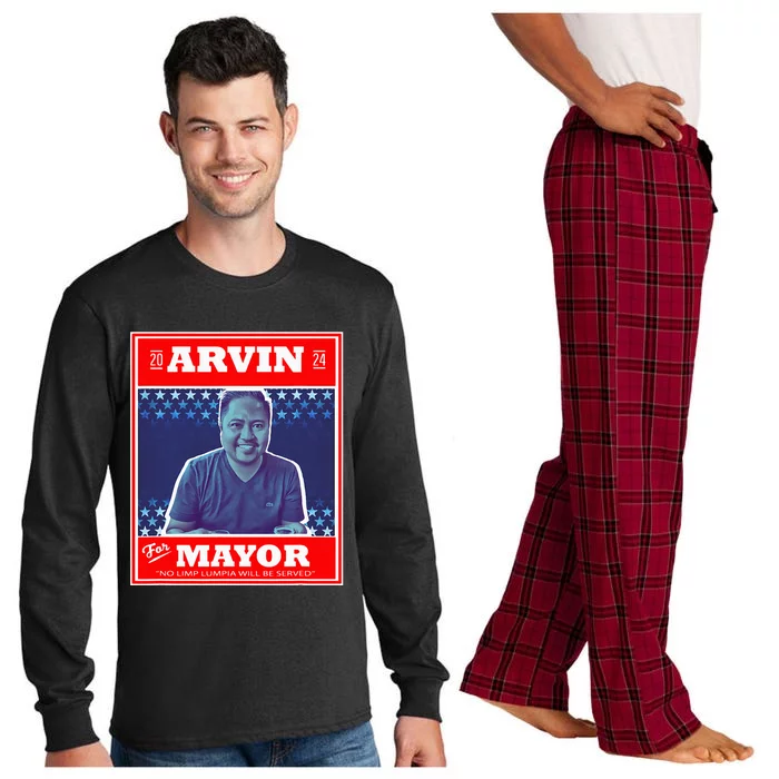 Kapu Coffee Arvin For Mayor Long Sleeve Pajama Set